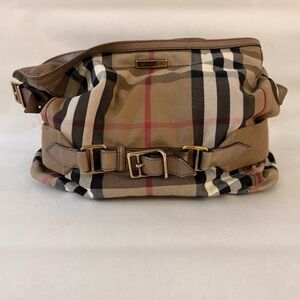 AUTHENTIC Burberry House Check Parsons Hobo Bag